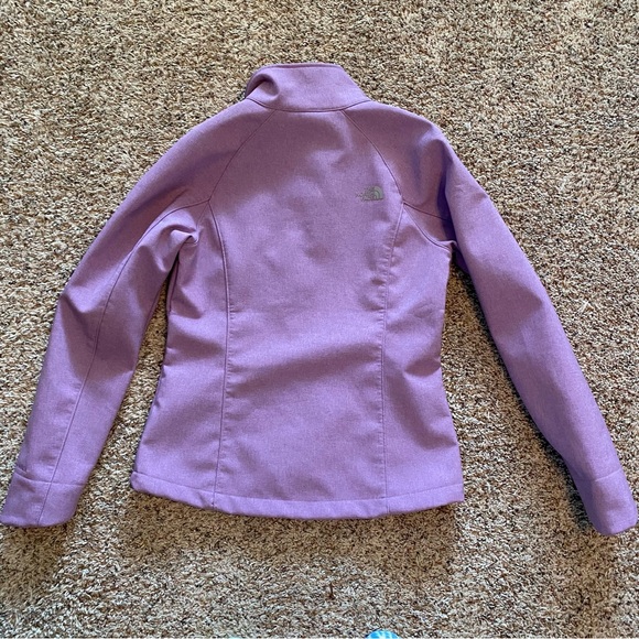 The North Face women’s M Jacket Purple fitted zipper front bottom drawstring - Picture 2 of 9